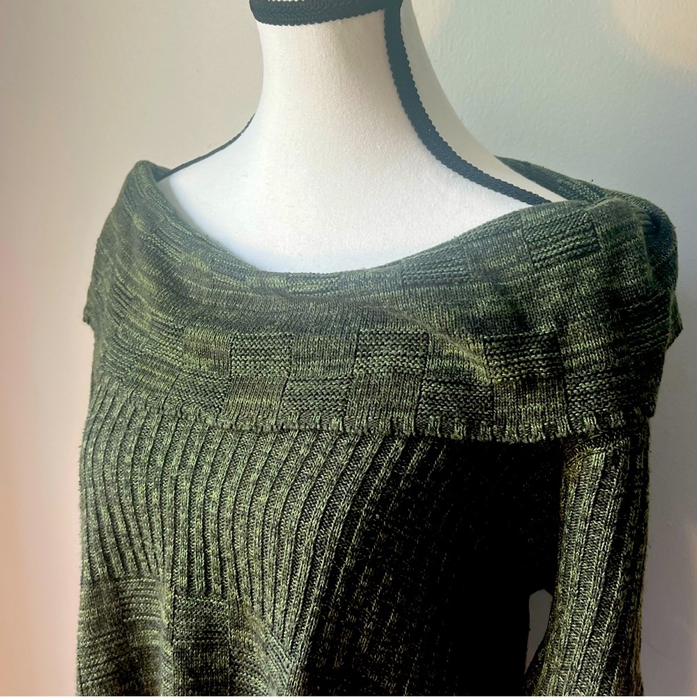 mercer & madison | Sweater | XL | green and black